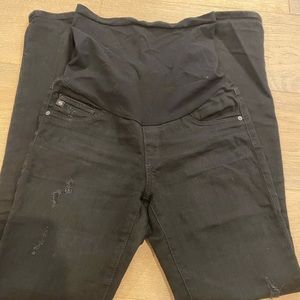 AG Black Skinny Maternity Jeans Size 26